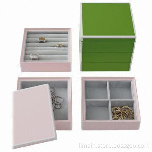 Wooden Jewelry Box, High-gloss Lacquer Finish